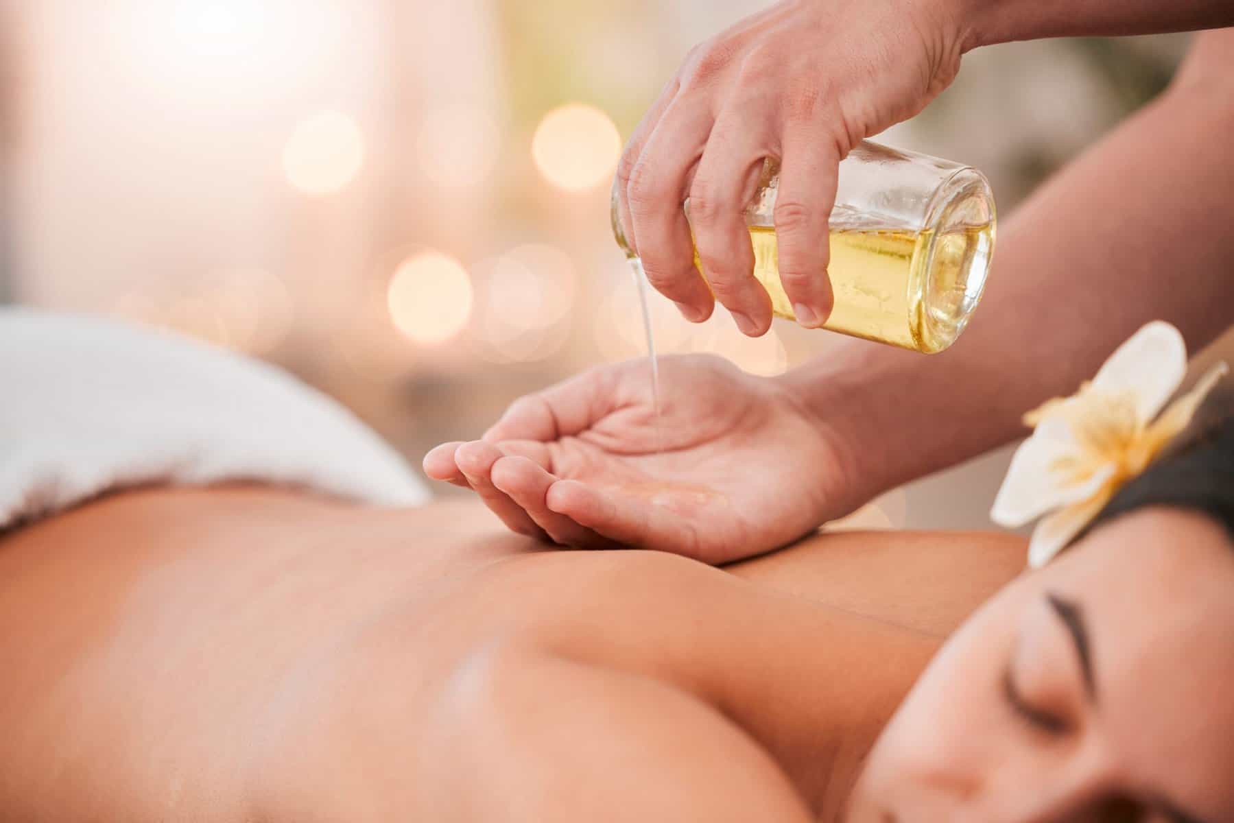 Richtiges Öl für Massage